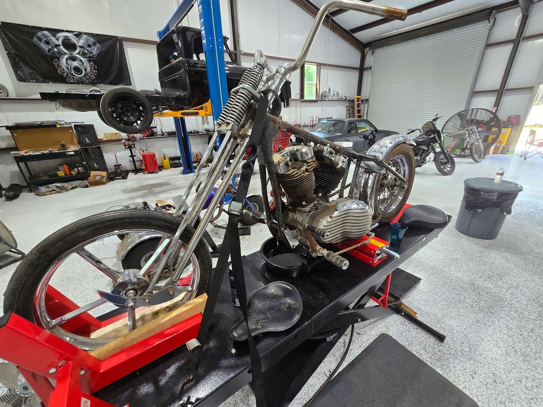 Bike build in the Magnolia shop