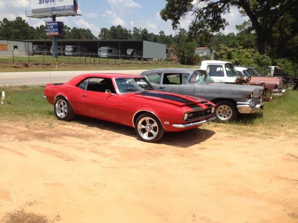 Car restoration progress at Tha Shop