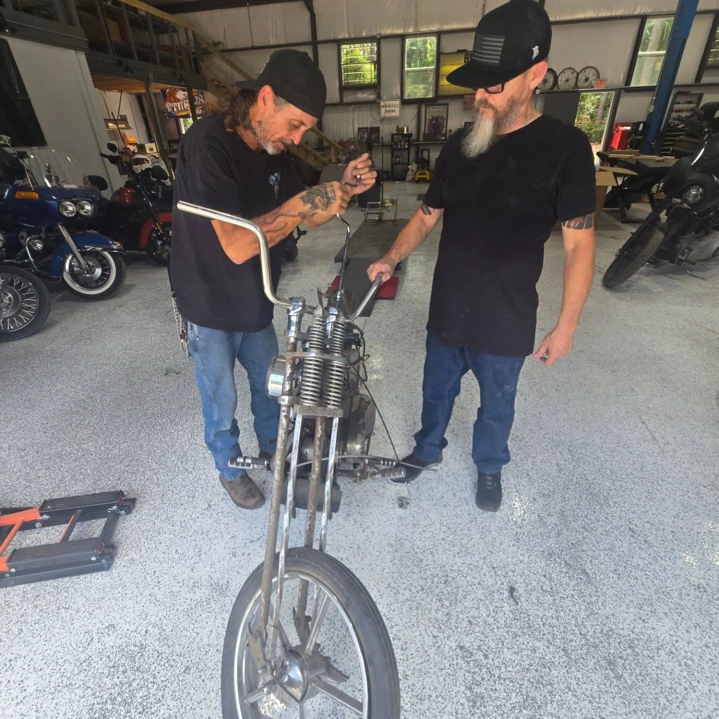 Custom bike at Tha Shop