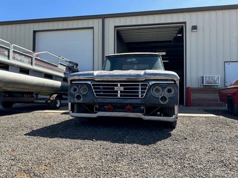 Lifted truck project at Tha Shop