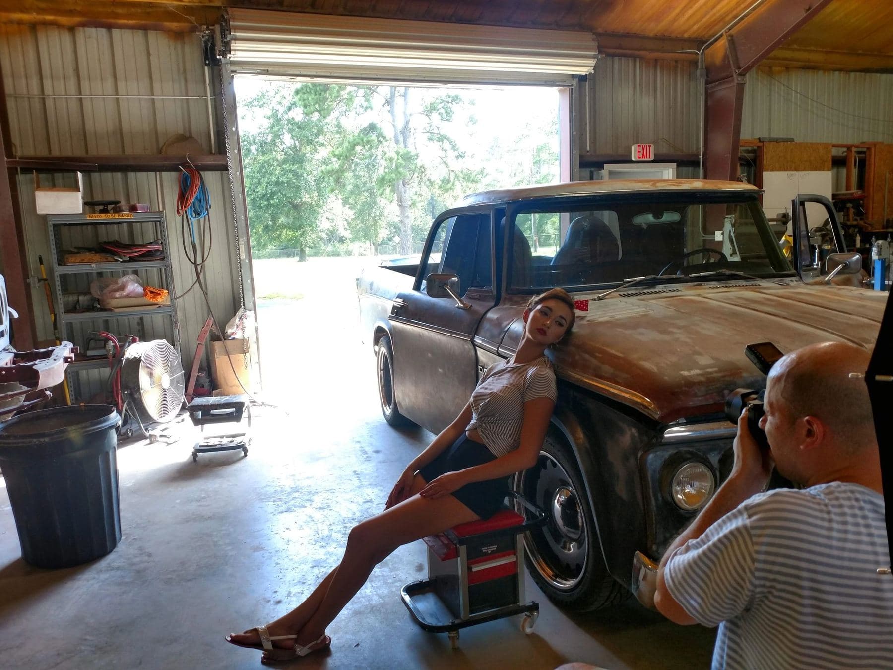 Heavy-duty truck service project